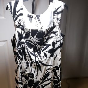 Spense Womens Floral Print Sheath Dress